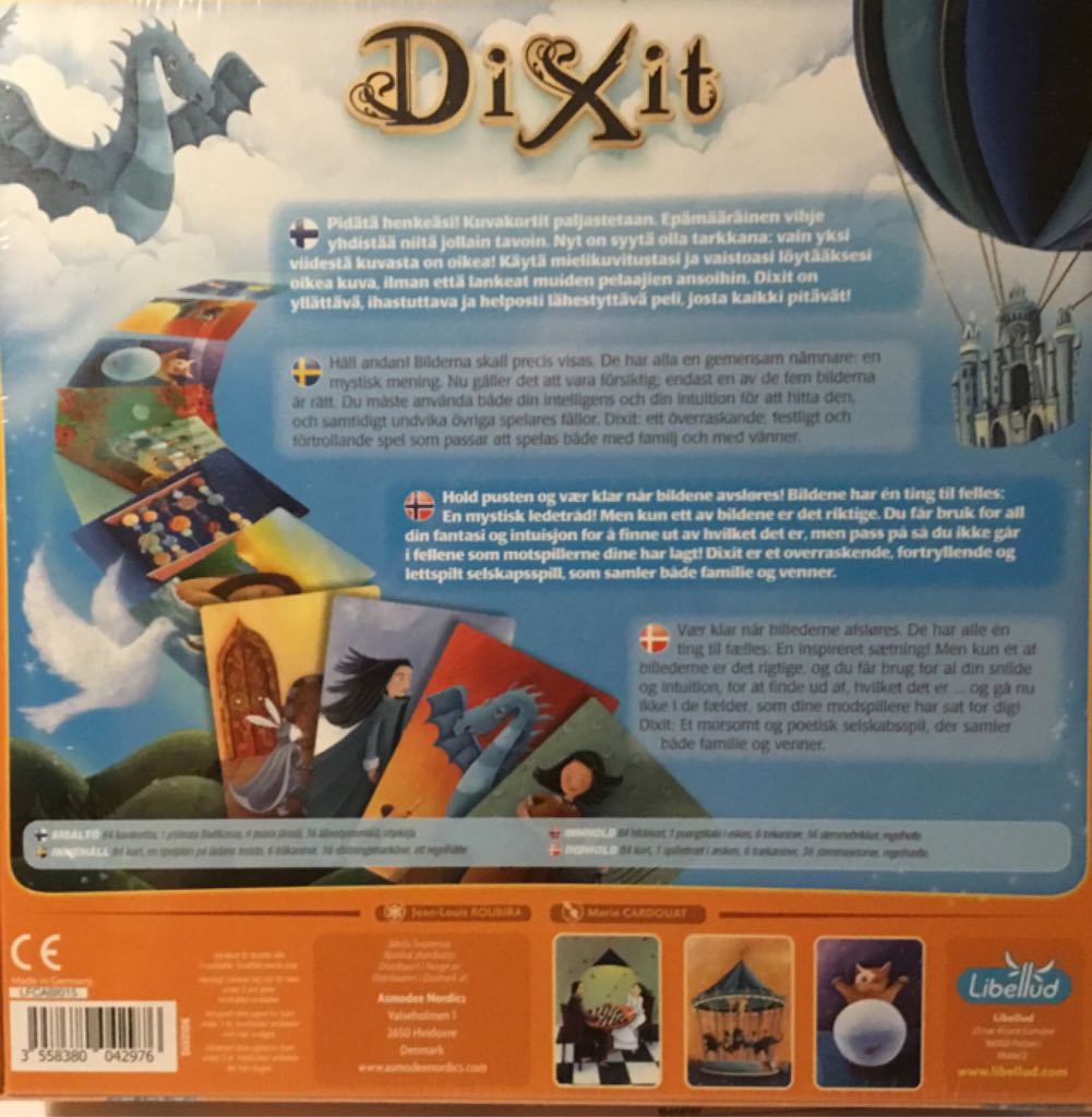 Dixit (skandinavisk)  board game collectible [Barcode 3558380042976] - Main Image 2