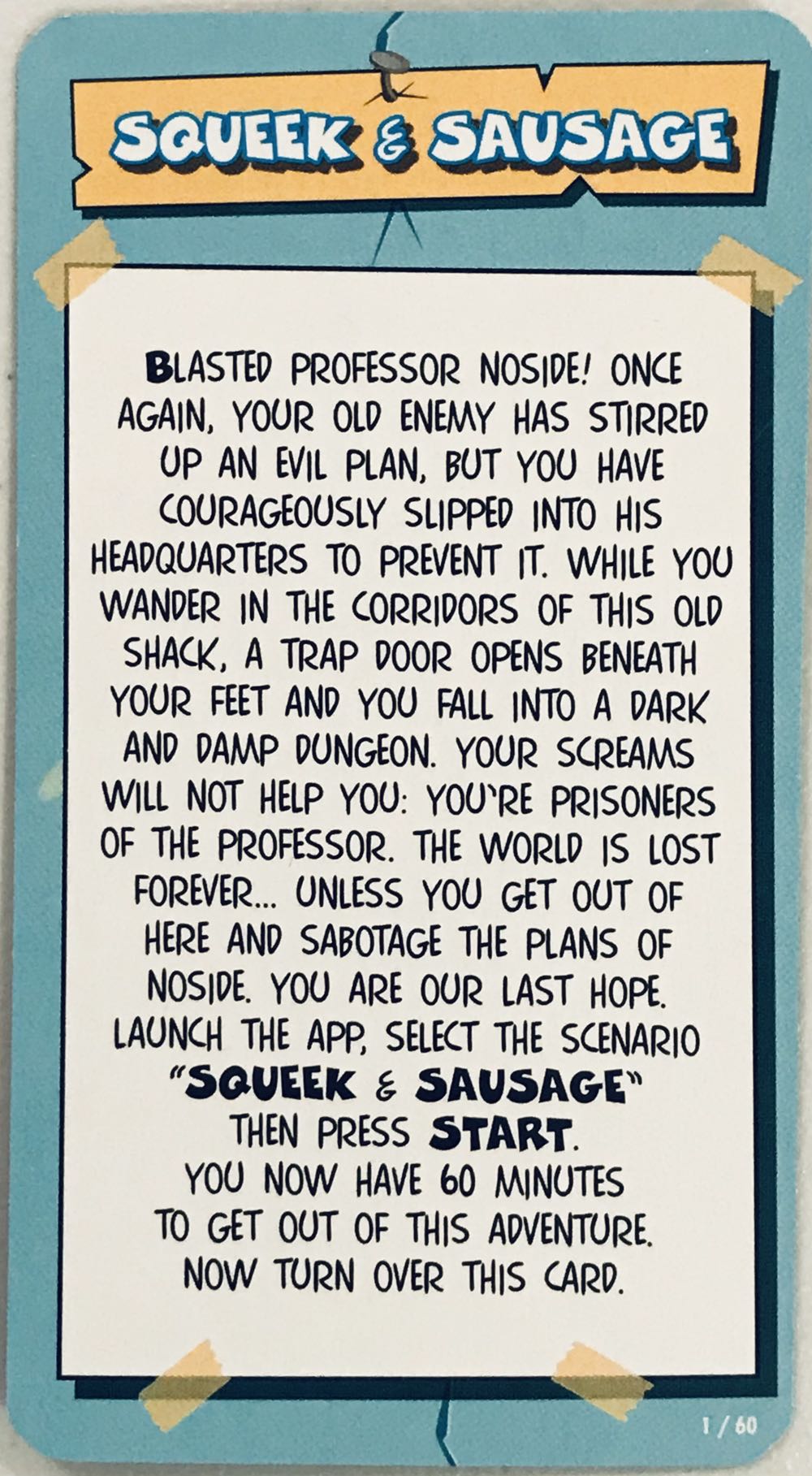 UNLOCK! Escape Adventures Squeek & Sausage  (1 - 6) board game collectible [Barcode 3558380044864] - Main Image 4