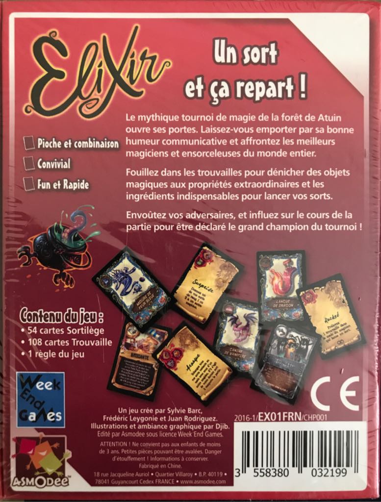 Elixir  (3-8) board game collectible [Barcode 36623815] - Main Image 2