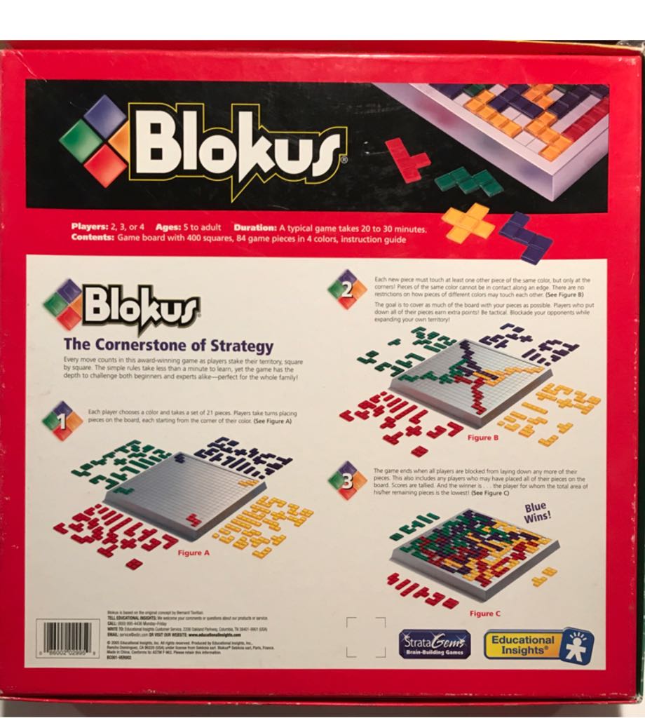 Blokus  (2 to 4) board game collectible [Barcode 3700126905131] - Main Image 2