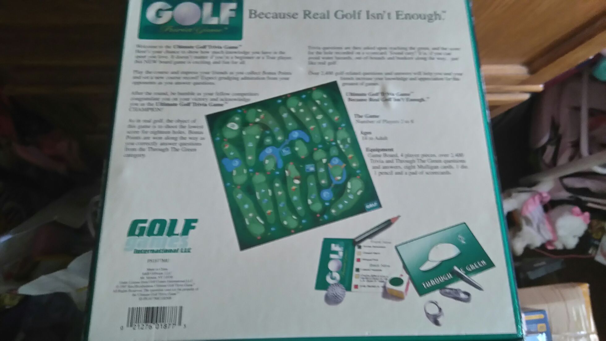 ultimate golf triva game  board game collectible [Barcode 021276018773] - Main Image 2