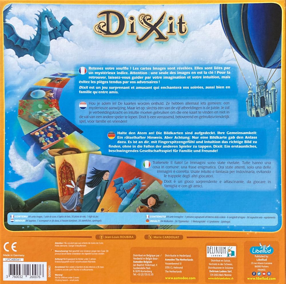 Dixit  (3-6) board game collectible [Barcode 3760032260076] - Main Image 2
