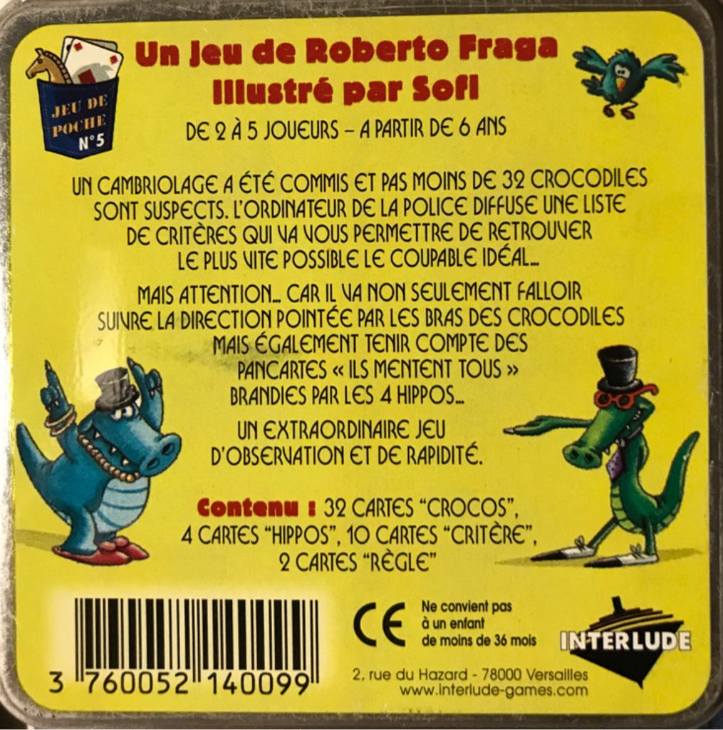 Rapidcroco  (2 - 5) board game collectible [Barcode 3760052140099] - Main Image 2