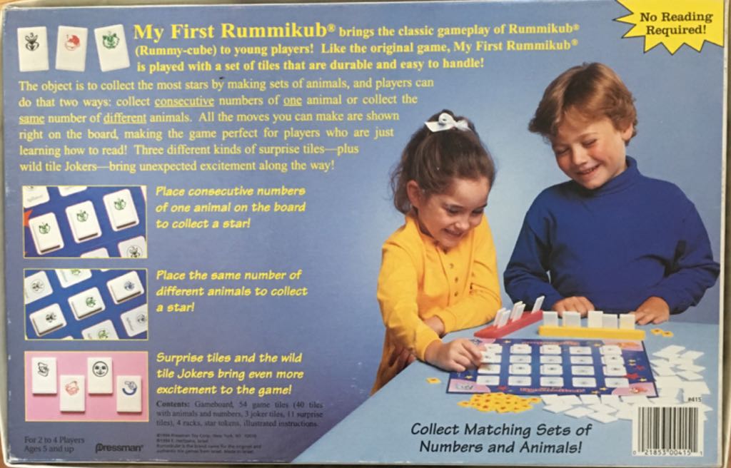 My First Rummikub for Kids  (2-4) board game collectible [Barcode 021853004151] - Main Image 2