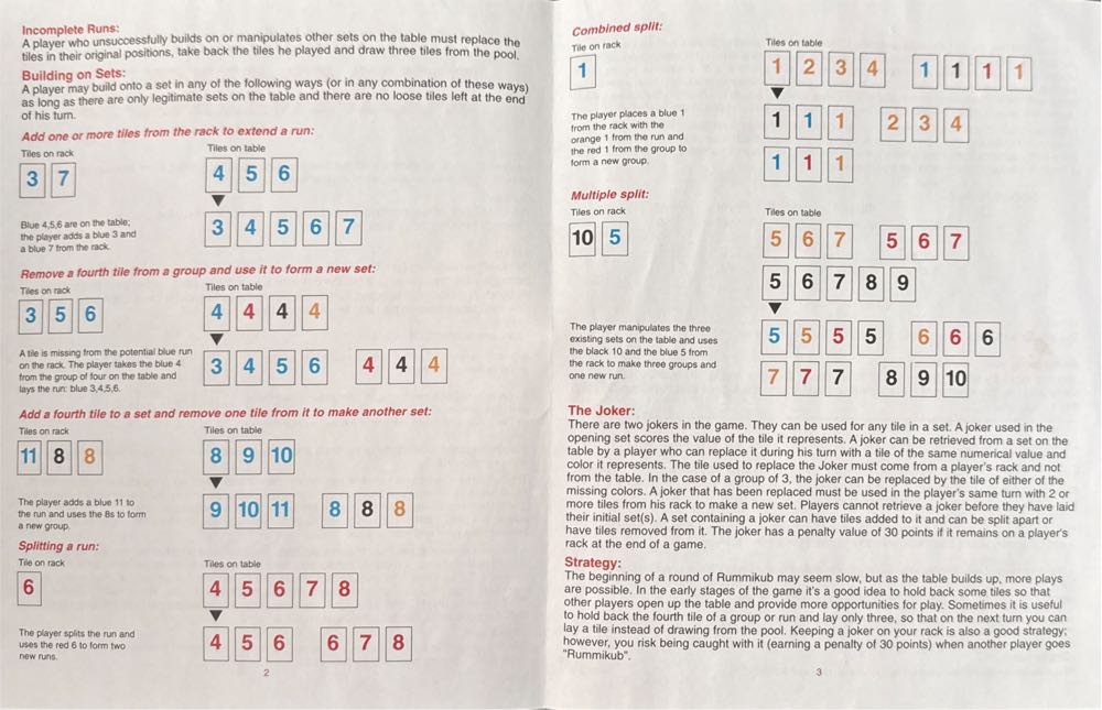 Rummikub Deluxe Edition  (2-4) board game collectible [Barcode 021853004250] - Main Image 3