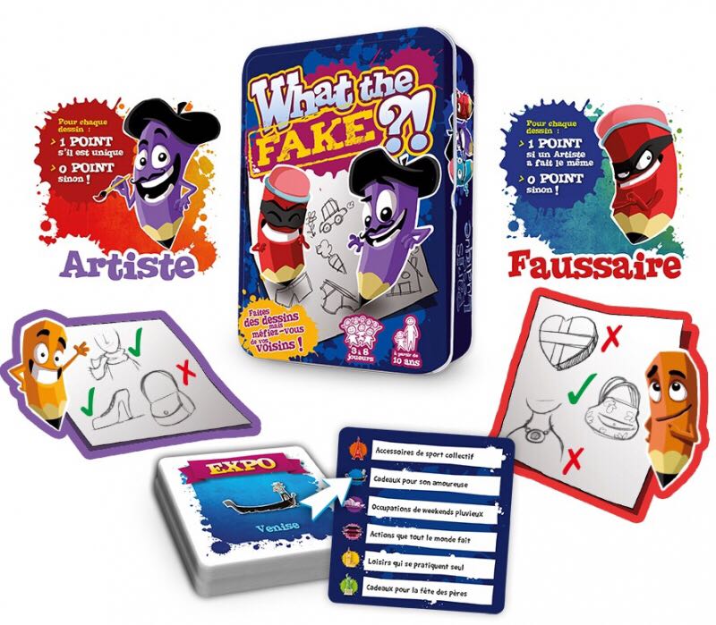 What the Fake  (3-8) board game collectible [Barcode 3760052141614] - Main Image 2