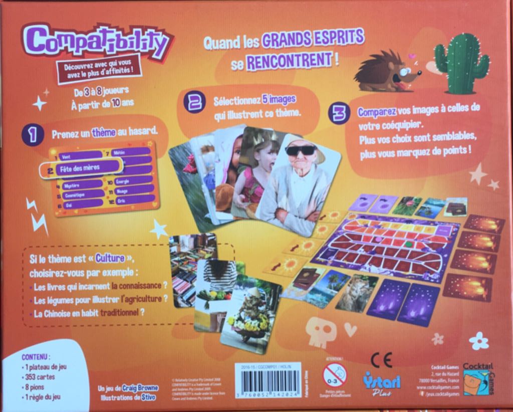 Compatibility   (3-8) board game collectible [Barcode 3760052142024] - Main Image 2