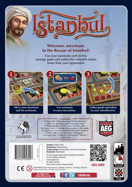 Istanbul  (2-5) board game collectible [Barcode 3760146641723] - Main Image 2