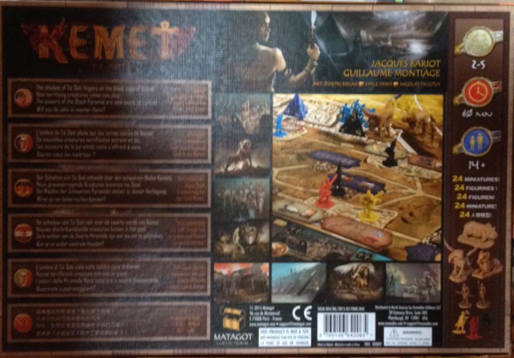 Kemet: Ta-Seti  (2 to 5) board game collectible [Barcode 3760146642065] - Main Image 2