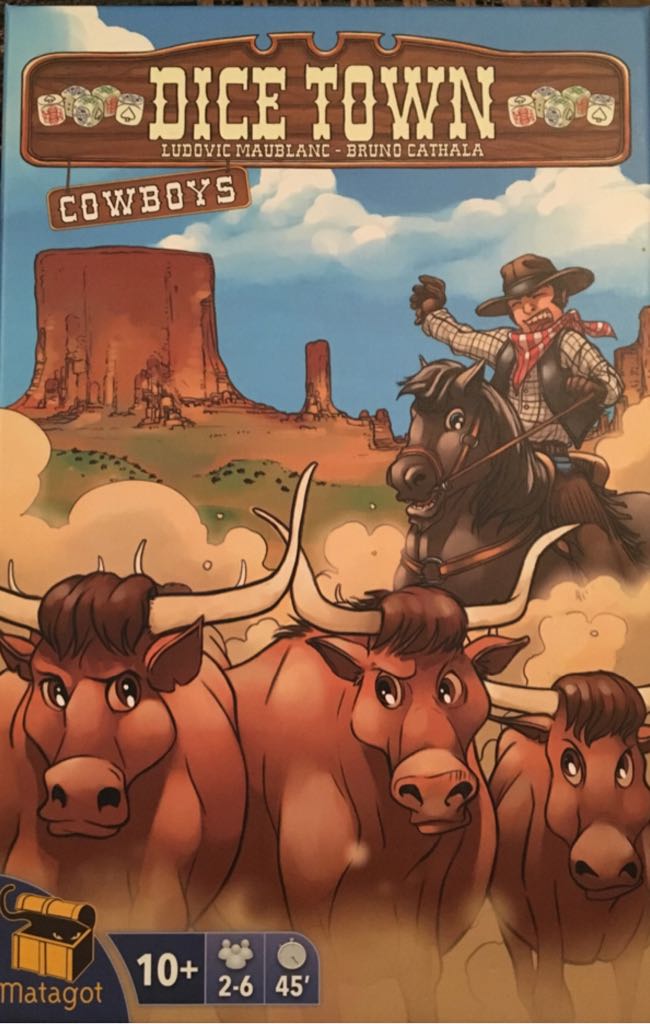 Dice Town - Cowboys  (2-6) board game collectible [Barcode 3760146643031] - Main Image 1
