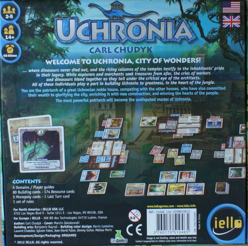 Uchronia  (2-5) board game collectible [Barcode 3760175510465] - Main Image 2