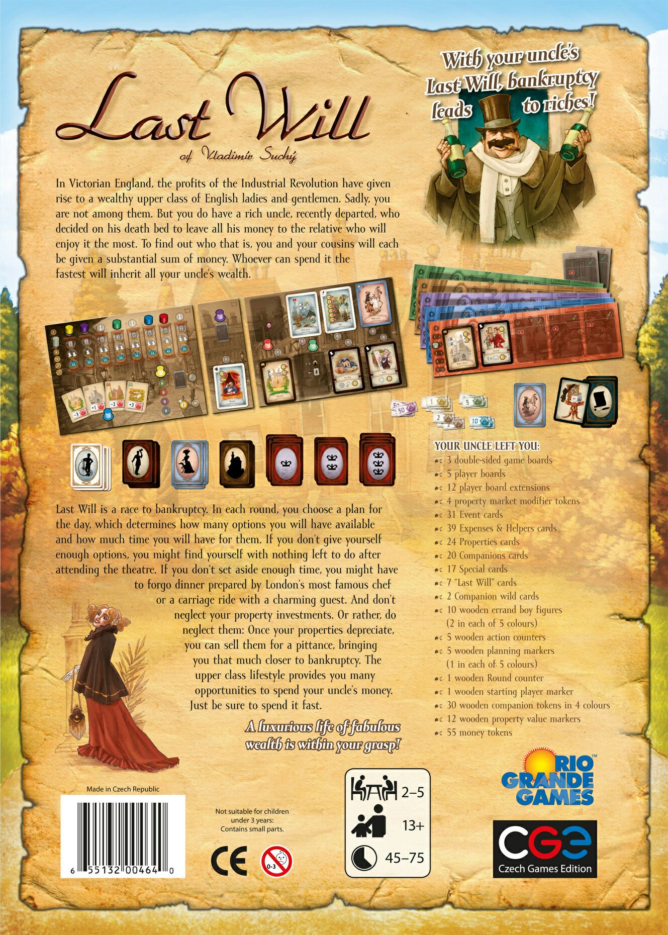 Last Will  (2-5) board game collectible [Barcode 3760175510694] - Main Image 2