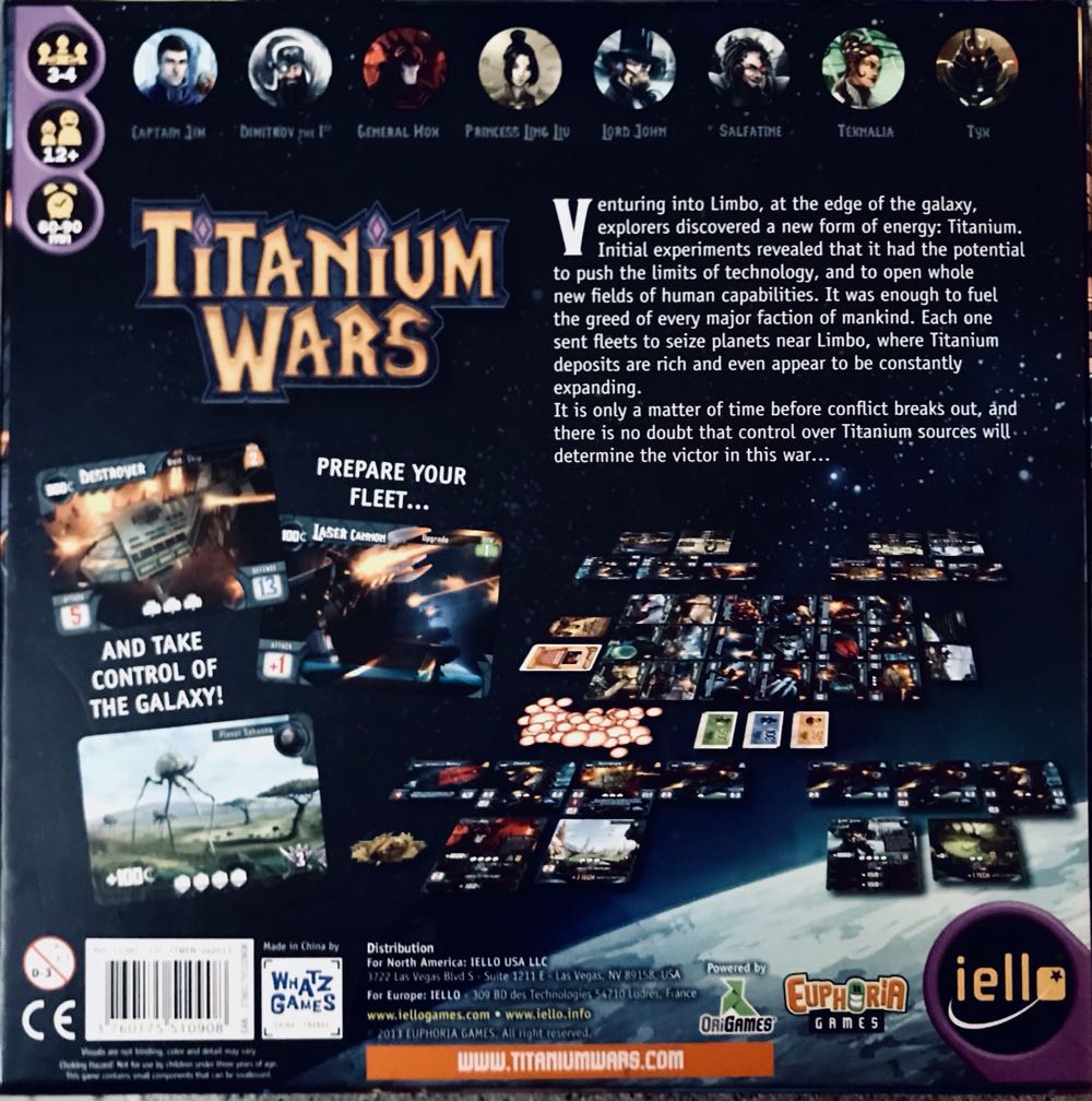 Titanium Wars  (3-4) board game collectible [Barcode 3760175510908] - Main Image 2