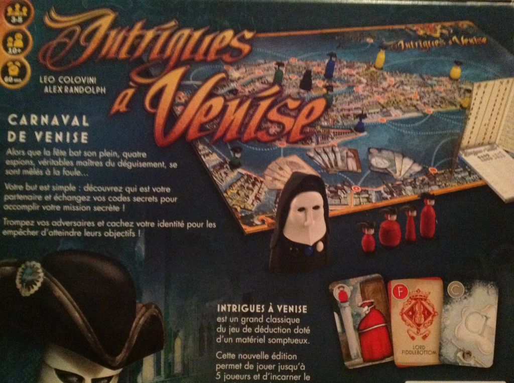 Inkognito (Intrigues à Venise)  (3-5) board game collectible [Barcode 3760175511066] - Main Image 2