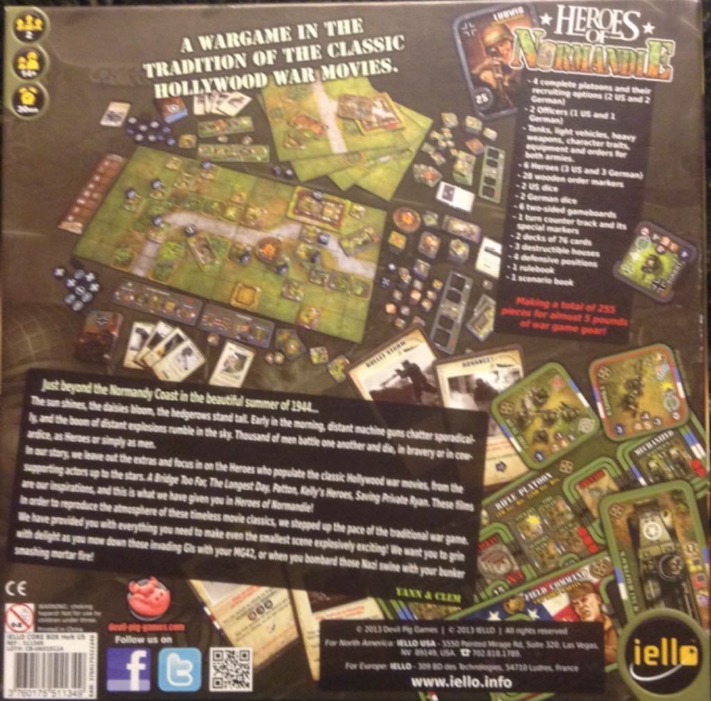 Heroes of Normandie   (2) board game collectible [Barcode 3760175511349] - Main Image 2