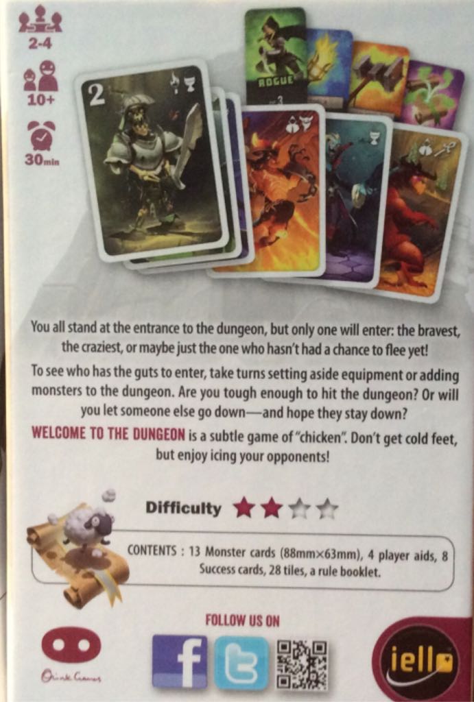 Welcome To The Dungeon  (2-4) board game collectible [Barcode 3760175512346] - Main Image 2