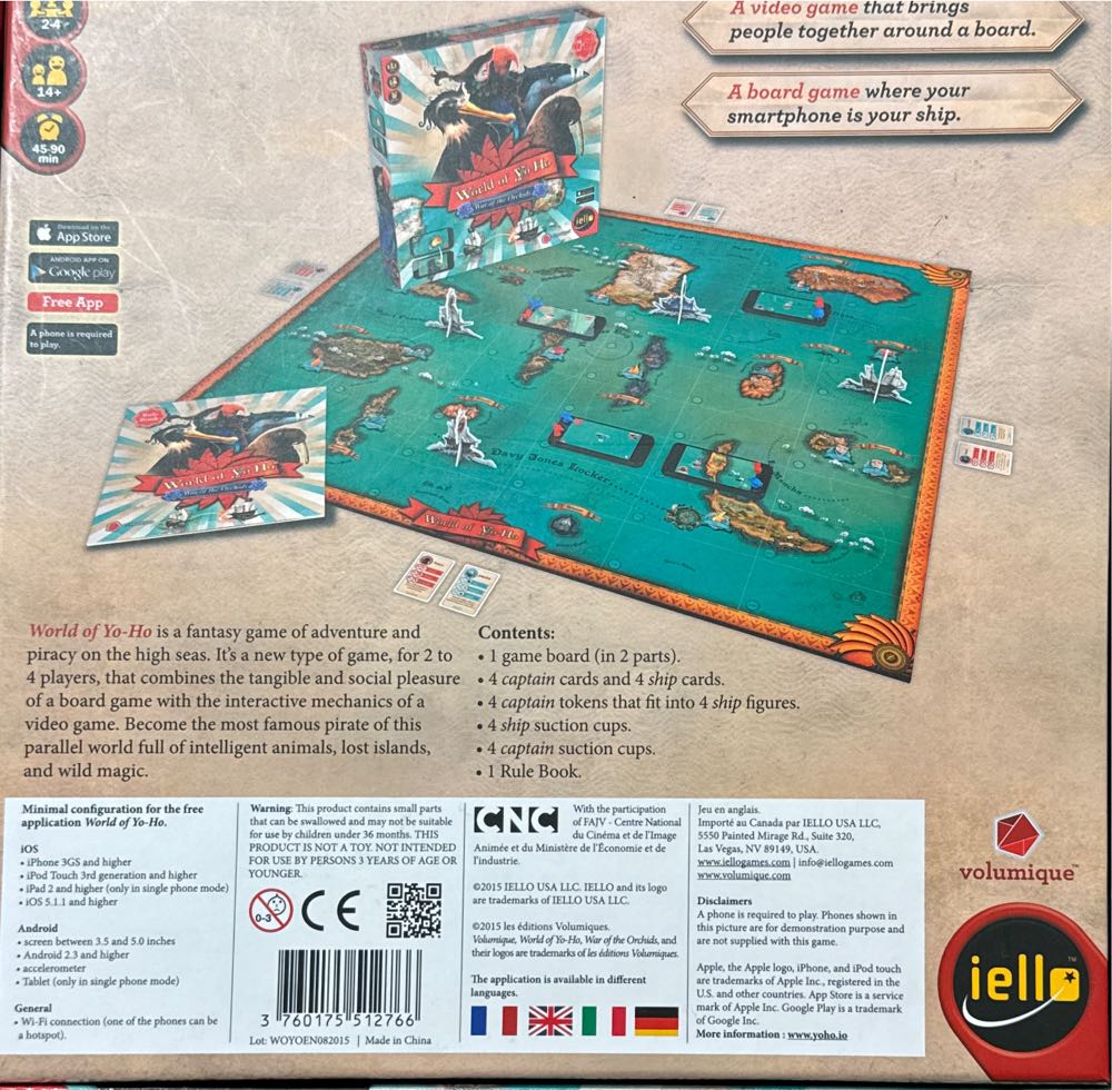 World of Yo-Ho War of Orchids.  (2-4) board game collectible [Barcode 3760175512766] - Main Image 2