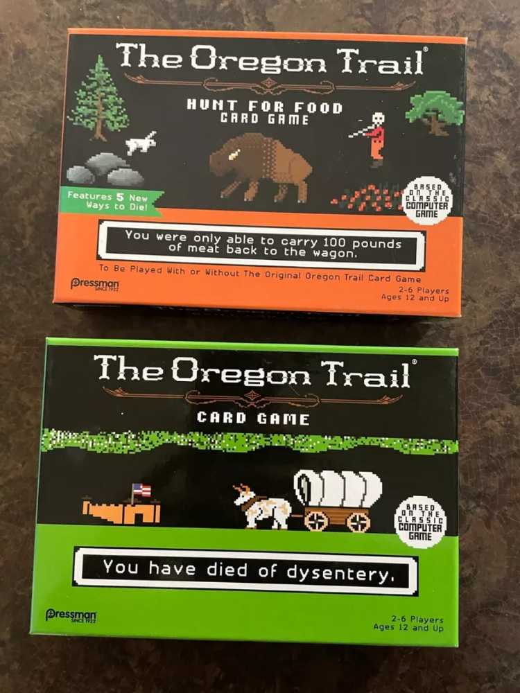 Oregon Trail Hunt For Food Card Game, The  (2 to 6) board game collectible [Barcode 021853024456] - Main Image 4