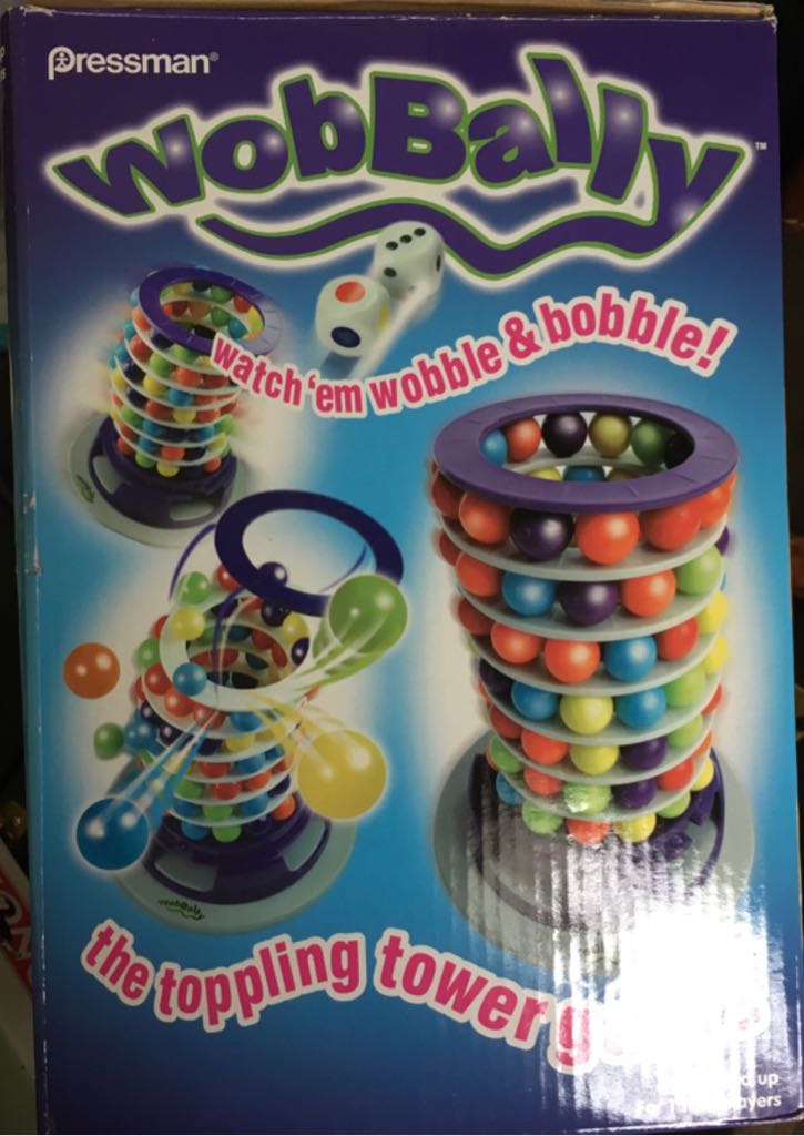 WobBally  (1-6) board game collectible [Barcode 021853026580] - Main Image 2