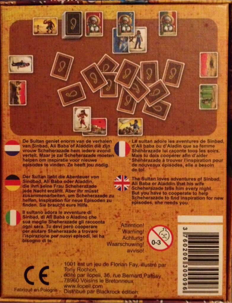 1001 hezar o yek sab  (2-5) board game collectible [Barcode 3760206300096] - Main Image 2