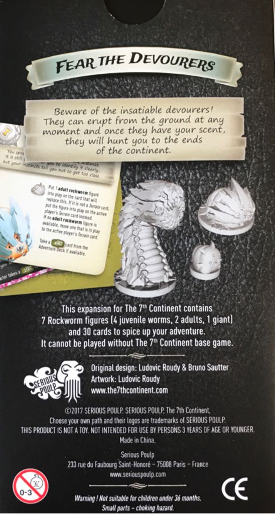 7th Continent: Fear The Devourers  board game collectible [Barcode 3760212170119] - Main Image 2