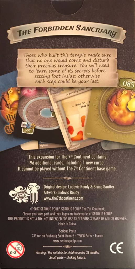 The 7th Continent: The Forbidden Sanctuary  (1-4) board game collectible [Barcode 3760212172083] - Main Image 2
