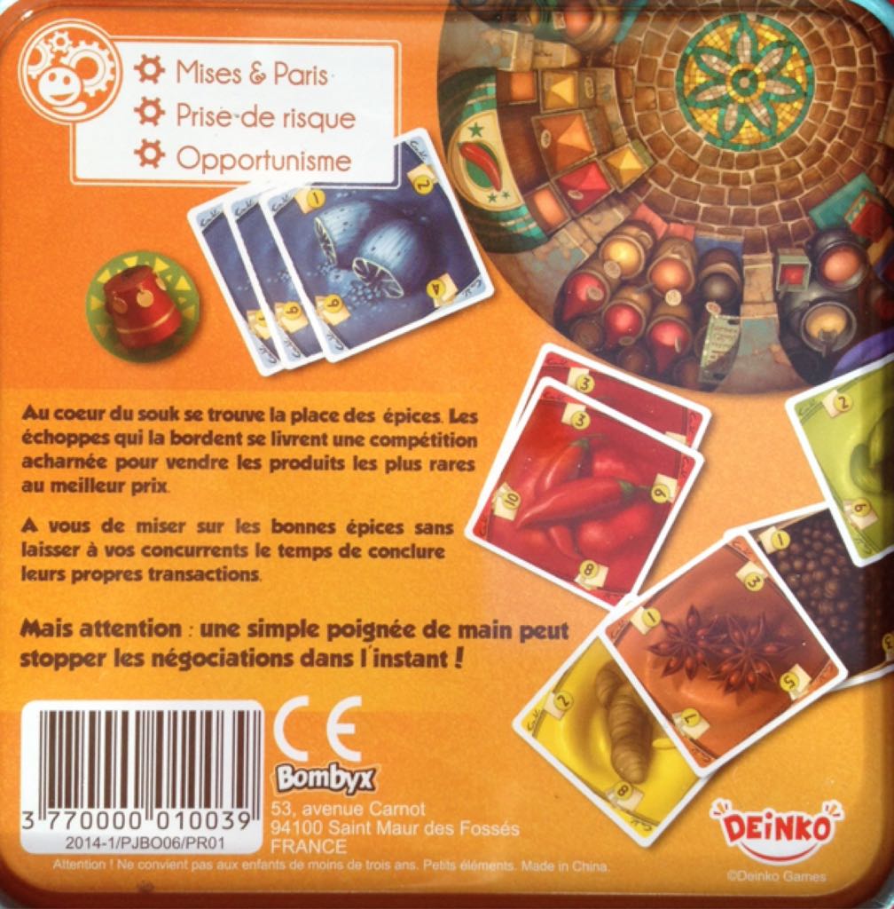 Souk  (3-5) board game collectible [Barcode 3770000010039] - Main Image 2