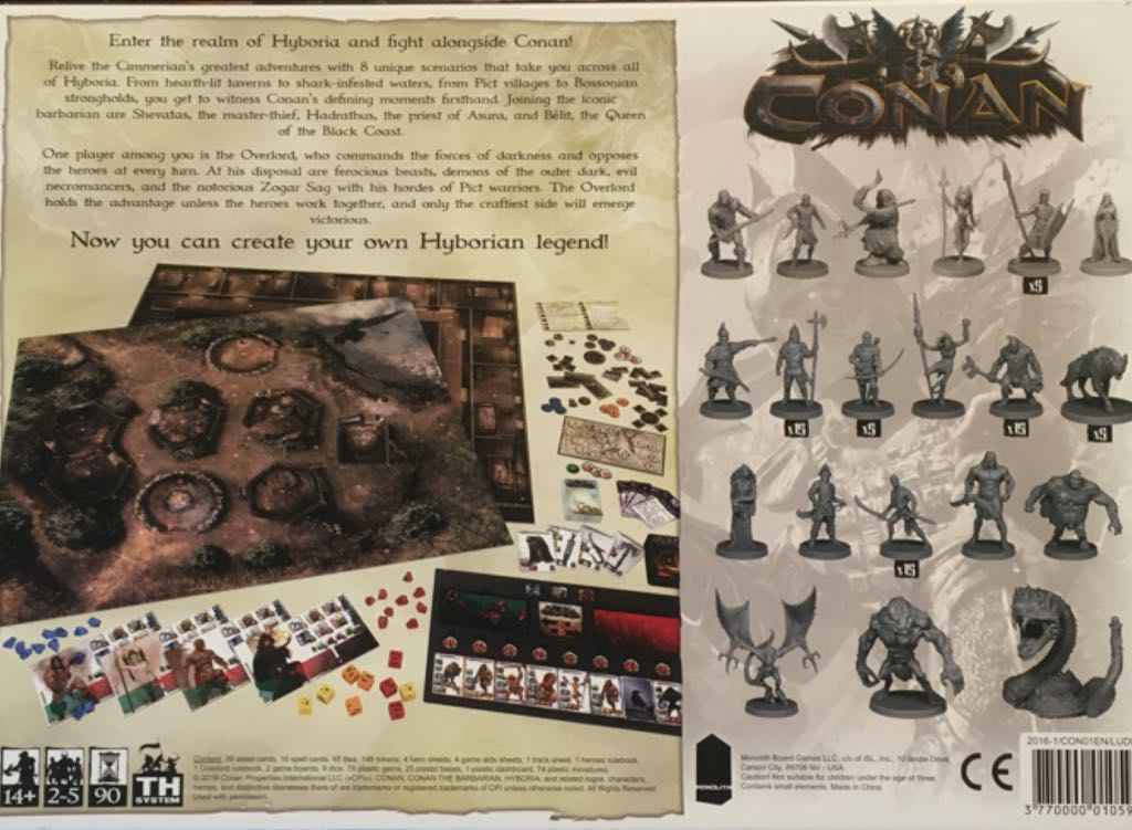 Conan  (2 to 5) board game collectible [Barcode 3770000010596] - Main Image 2