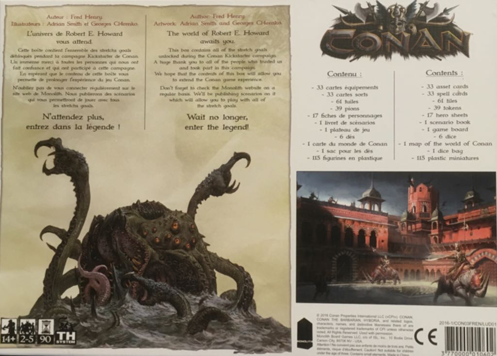 Conan: Collector’s Box  (2-5) board game collectible [Barcode 3770000010602] - Main Image 2