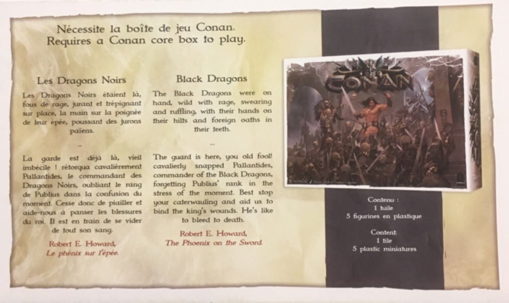 Conan: Black Dragons  (2-5) board game collectible [Barcode 3770000010718] - Main Image 2