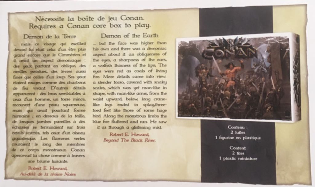 Conan: Demon of the Earth  (2 to 5) board game collectible [Barcode 3770000010756] - Main Image 2