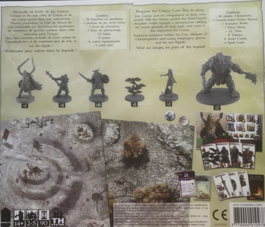 Conan: Nordheim  (2 to 5) board game collectible [Barcode 3770000010978] - Main Image 2