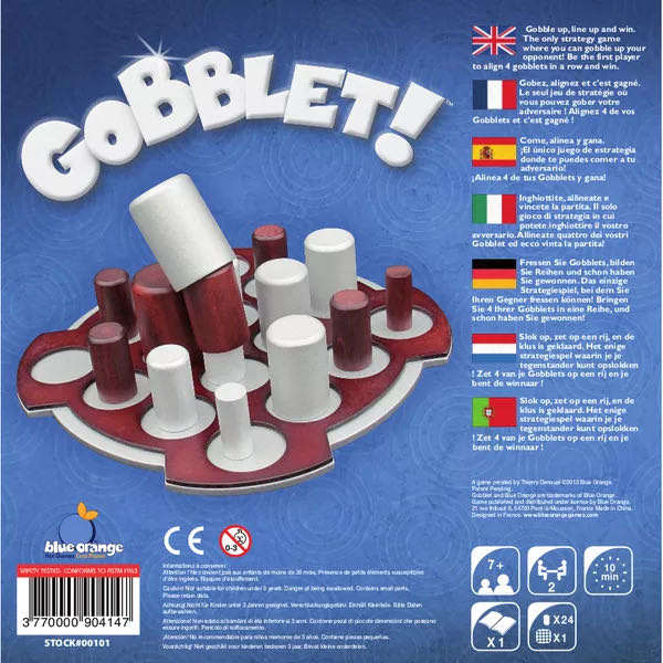 GOBBLET! Strategy game  (2) board game collectible [Barcode 3770000904147] - Main Image 2