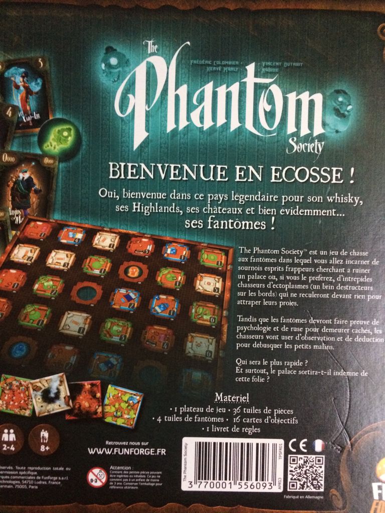 The Phantom Society  (2-4) board game collectible [Barcode 3770001556093] - Main Image 2