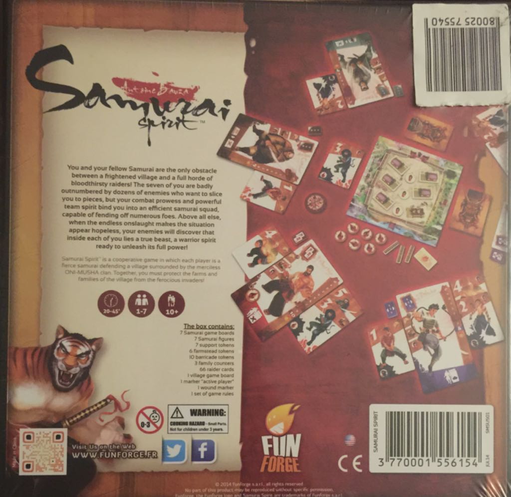 Samurai Spirit  (1-7) board game collectible [Barcode 3770001556154] - Main Image 2