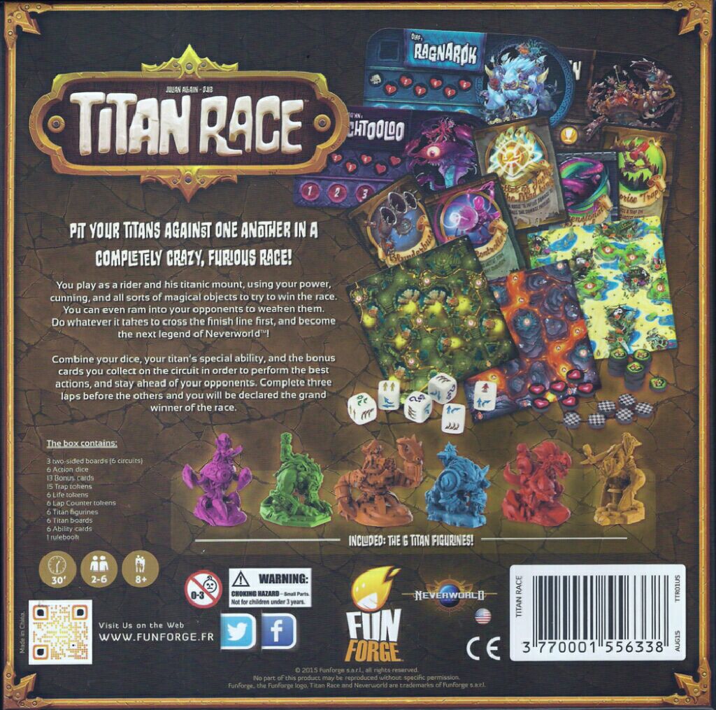 Titan Race  (2-6) board game collectible [Barcode 3770001556345] - Main Image 2