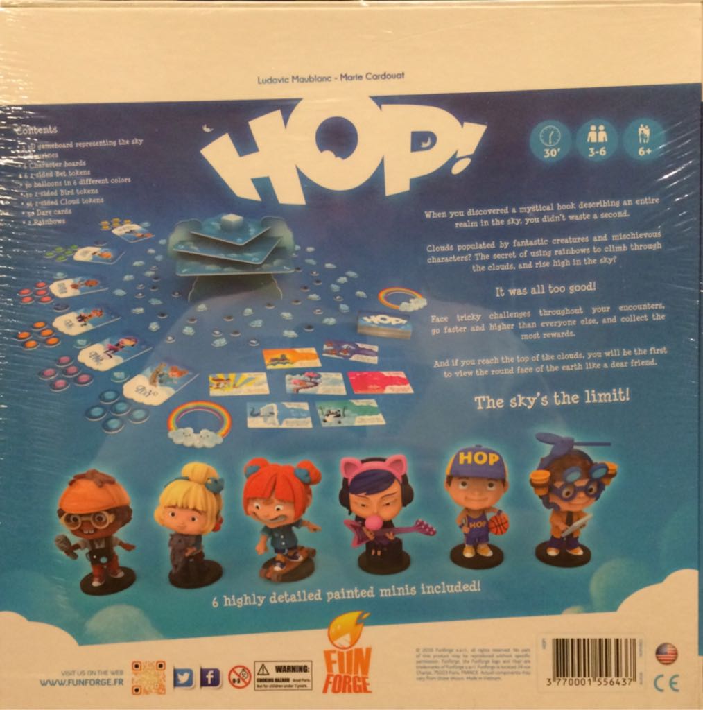 HOP!   (3-6) board game collectible [Barcode 3770001556437] - Main Image 2