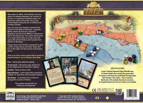 1812  (2-5) board game collectible [Barcode 3770001693095] - Main Image 2