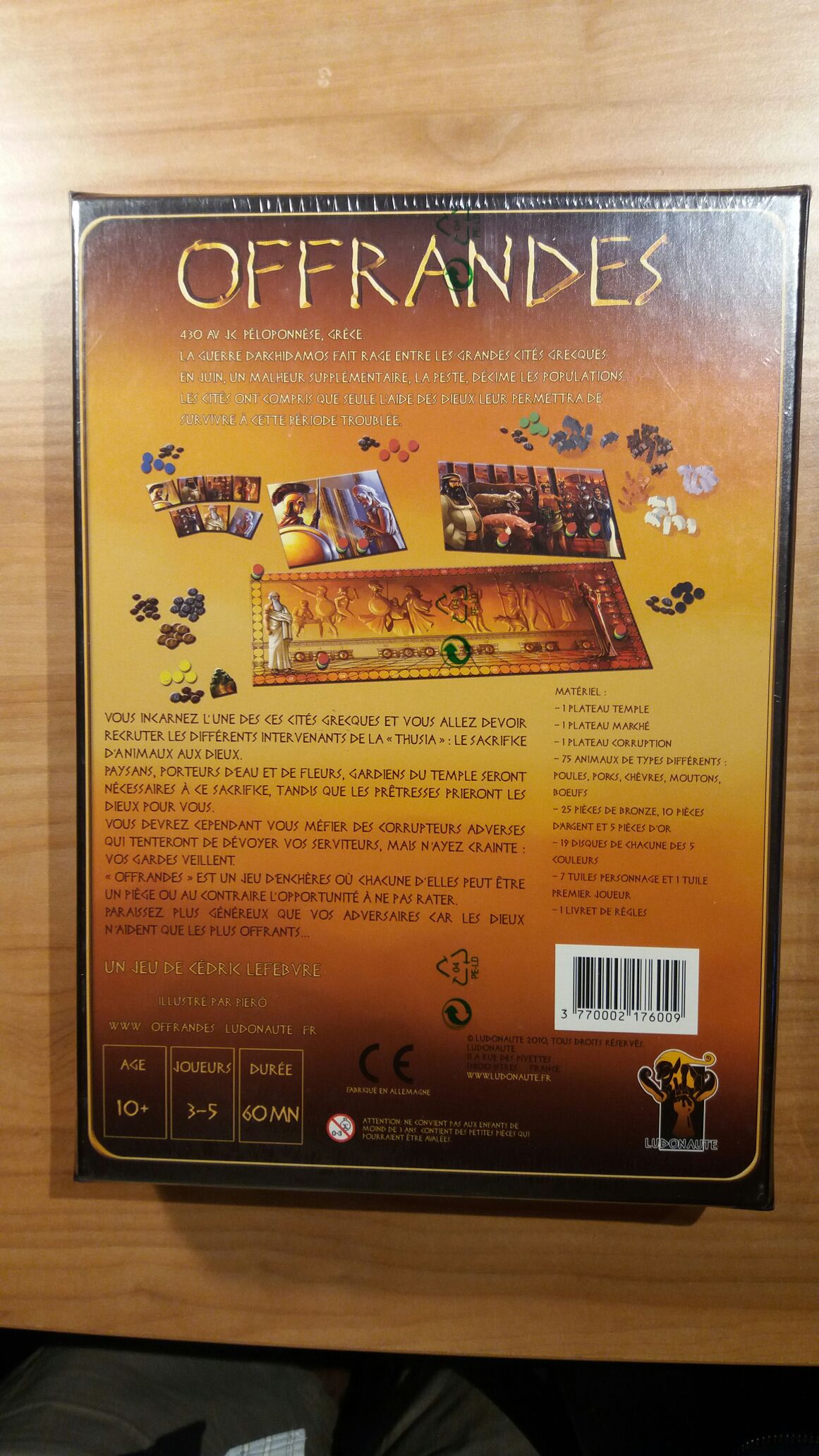 <<::in Shrink --- Offerings ::>>  (3-5) board game collectible [Barcode 3770002176009] - Main Image 2