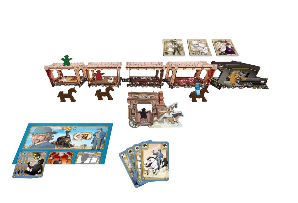 Colt Express: Horses And Stagecoaches  (2-6) board game collectible [Barcode 3770002176719] - Main Image 2