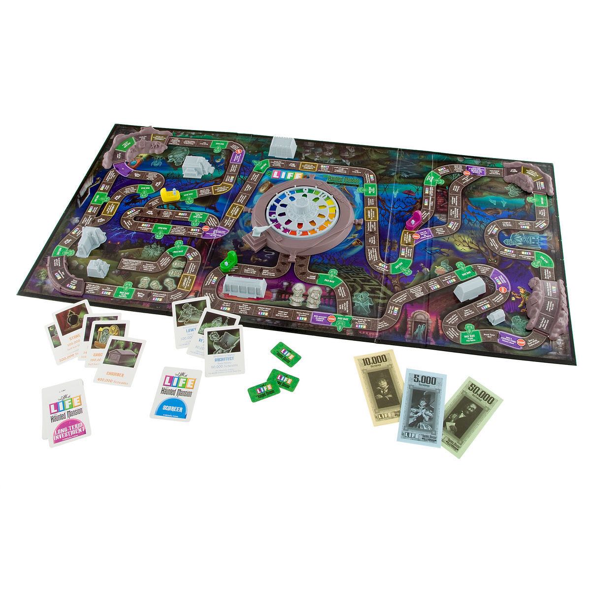 The GAME of LIFE: The HAUNTED MANSION Edition  (2-6) board game collectible [Barcode 400016187687] - Main Image 2