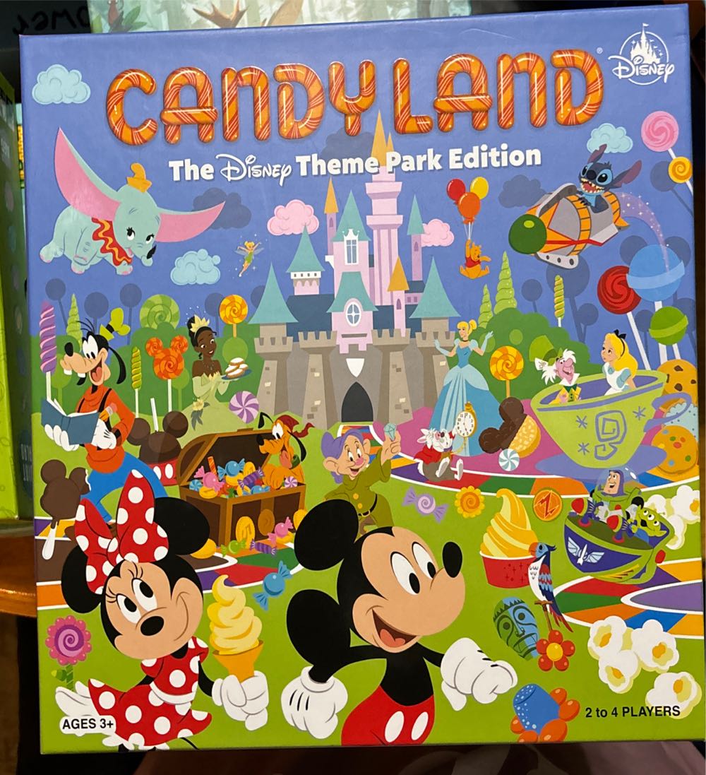 Candy Land Disney Theme Park Edition  (2-4) board game collectible [Barcode 400016472707] - Main Image 3