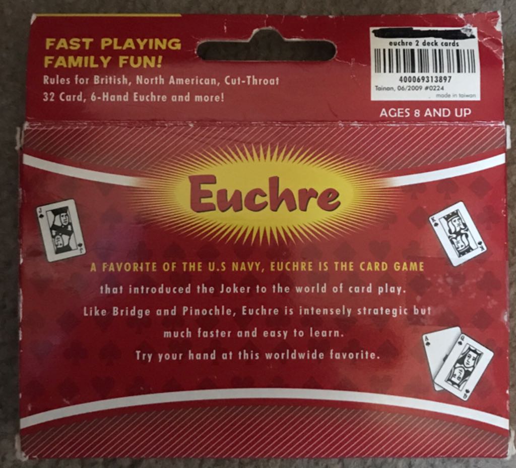 Euchre  (3-7) board game collectible [Barcode 400069313897] - Main Image 2