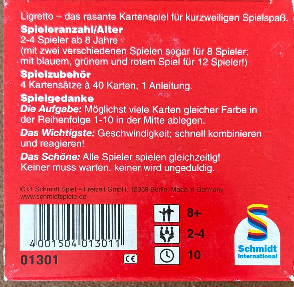 Ligretto  (2-4) board game collectible [Barcode 4001504013011] - Main Image 3