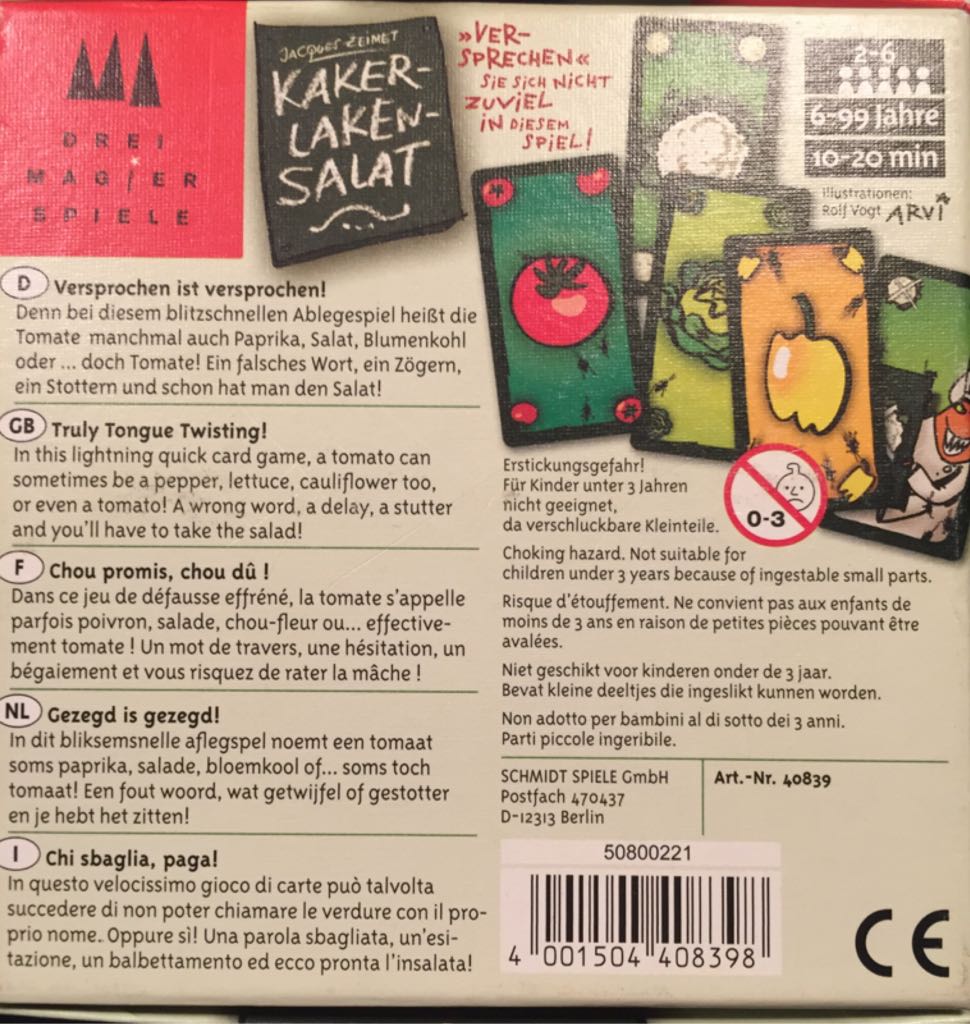 Kakerlakensalat  (2-6) board game collectible [Barcode 4001504408398] - Main Image 2