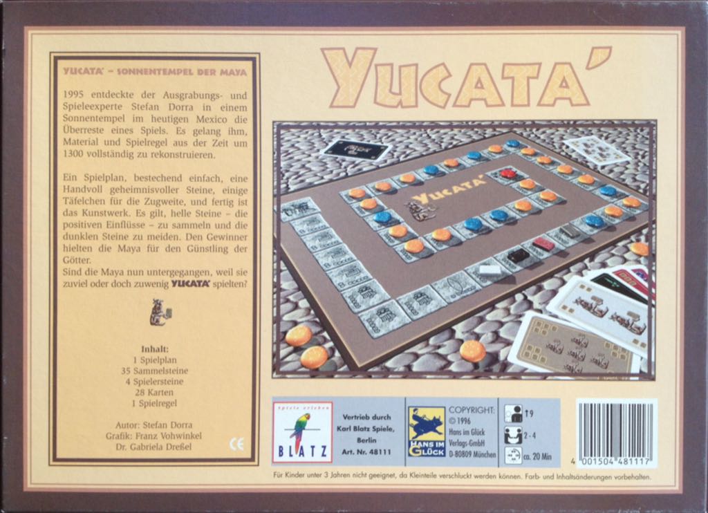 Yucata  (2-4) board game collectible [Barcode 4001504481117] - Main Image 2