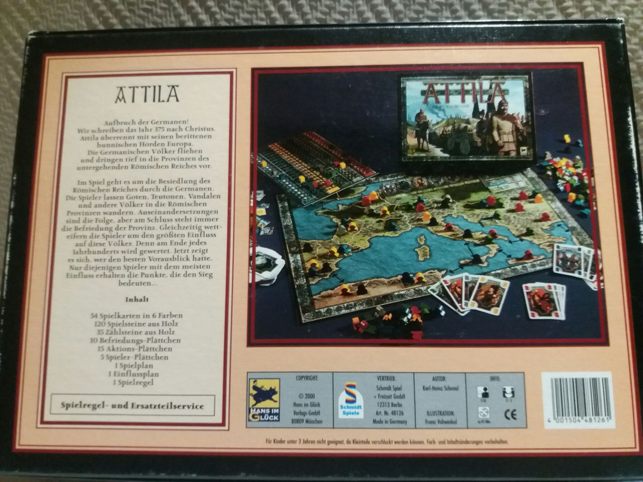 Attila  (5) board game collectible [Barcode 4001504481261] - Main Image 2