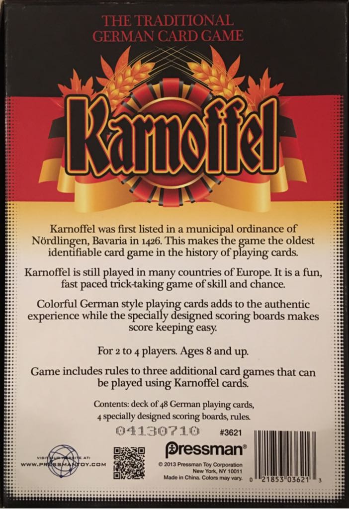 Karnoffel  (2-4) board game collectible [Barcode 021853036213] - Main Image 2