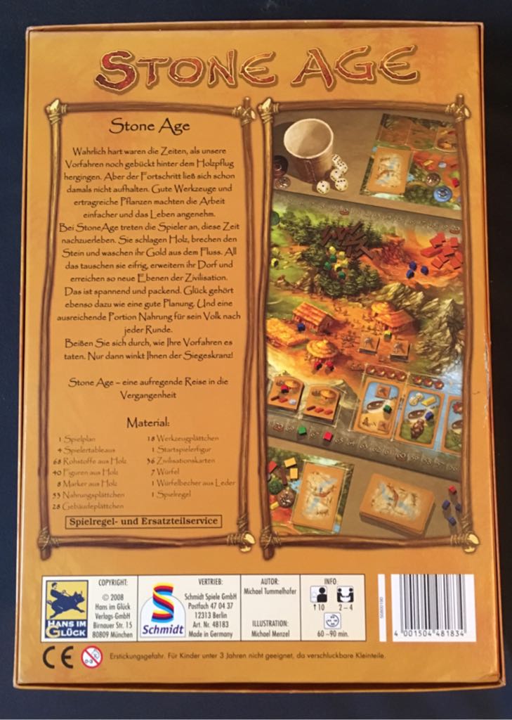 Stone Age  (2-4) board game collectible [Barcode 4001504481834] - Main Image 2