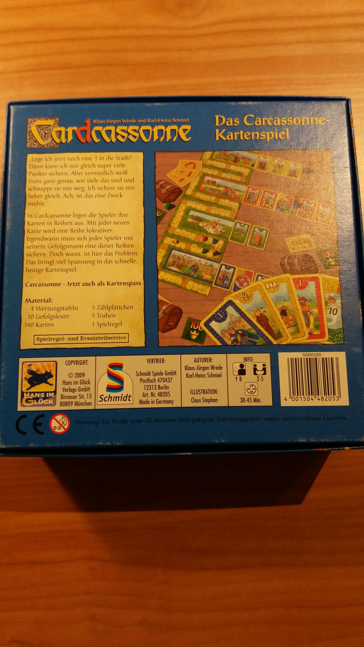Schmidt Spiele - Carcassonne Hauptspiel U. 10 Erweiterungen Junior Karten Spiel  (2-5) board game collectible [Barcode 4001504482053] - Main Image 2